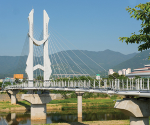 구례 서시천 사장교